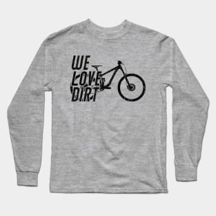 mountain bike cycling biking gift mtb cyclist Long Sleeve T-Shirt